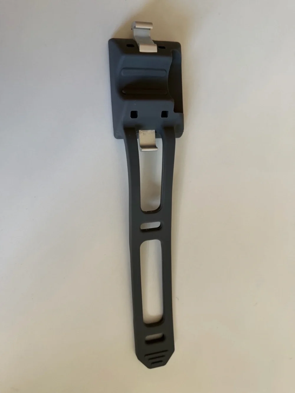 Universal Silicone Strap Mount in Dark Gray